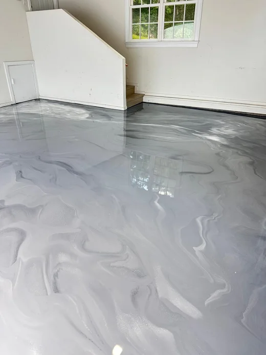 Metallic Epoxy Floor Detail